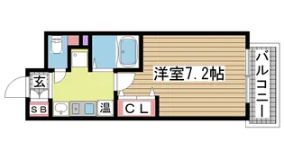 ファビュロウスSANKO【2階】の間取り