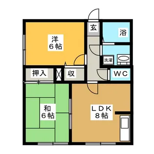 コーポ久【2階】の間取り