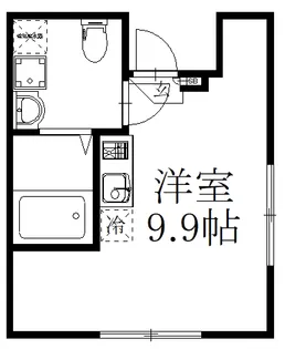 ブルーフェザーマンション北千住【1階】の間取り