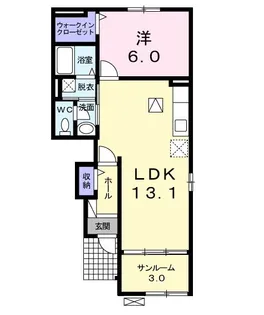アシスト【1階】の間取り