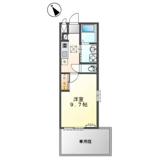 ハウス・グランリオ【1階】の間取り