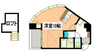 プロヴァンス東白島【5階】の間取り