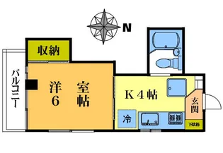 Ysマンション【2階】の間取り