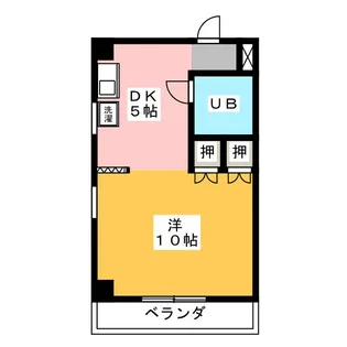 ロータリーヒーロー【2階】の間取り