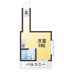 シャトレーかおり【2階】の間取り