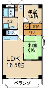 ウエストコート(木田町)【3階】の間取り