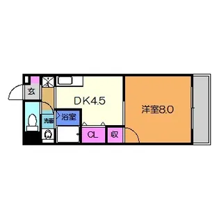 グランフルーリ【3階】の間取り