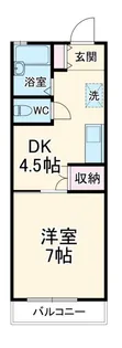 キャッスルSAGA【2階】の間取り