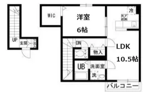 メゾン・ド・フォルテシモ一号館の間取り