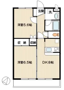 ベルグ相模大野【1階】の間取り