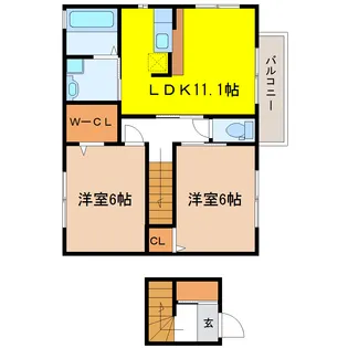 フルール・ドゥ・スリジエの間取り