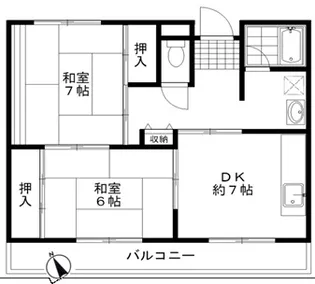 サニーアネックス【1階】の間取り