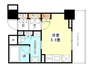 プラウドタワー亀戸【3階】の間取り