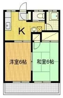 ベルメゾン若狭第三【2階】の間取り