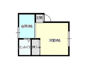 ラブリーメイツ【1階】の間取り
