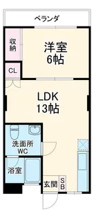 ダイヤモンドプラザ【1階】の間取り