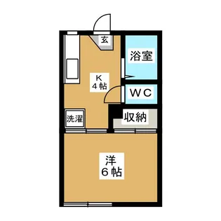 コーポたいしん【2階】の間取り