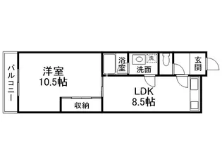 ヒゴエグゼクティブビル【1階】の間取り