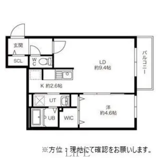 ウイングヴィレッジ【4階】の間取り
