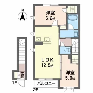 ラルーチェ【2階】の間取り