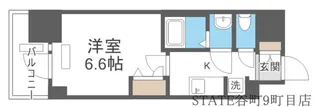 プレサンス四天王寺前夕陽ヶ丘アクティ【9階】の間取り