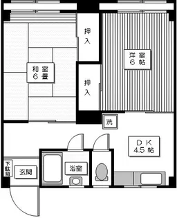 ハヤマビル【2階】の間取り