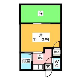 ハイツオンラード【1階】の間取り
