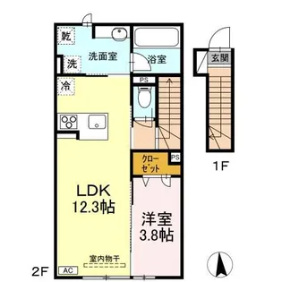 レジデンス翠【2階】の間取り