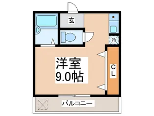 トリヴェ-ル唐国【2階】の間取り