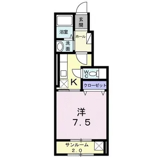 ネオ・ライフ【1階】の間取り