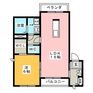 シャーメゾン神田【2階】の間取り