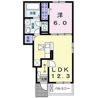 プラシード NS II【1階】の間取り