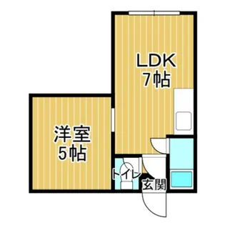 青年公寓【4階】の間取り