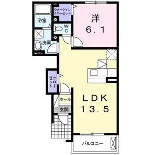 アルドール・ジョージュ【1階】の間取り