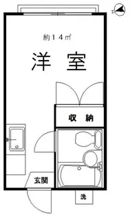 リバティハウス【1階】の間取り