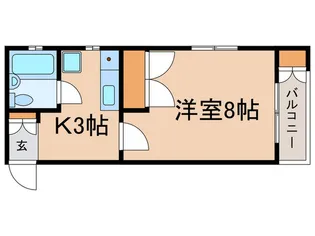 パークサイド大渕【2階】の間取り