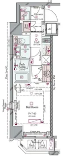 コンシェリア品川 BAYSIDE COURT【5階】の間取り