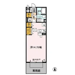 セジュールプランタン 華棟【1階】の間取り