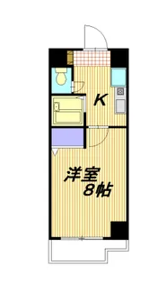 ジョバネ藤原【6階】の間取り