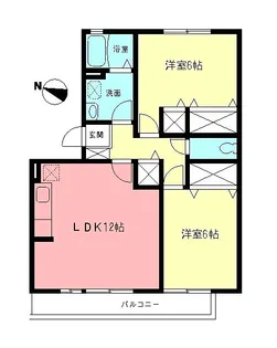 コンフォート【2階】の間取り