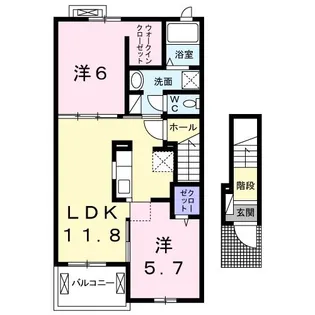 エトワール【2階】の間取り