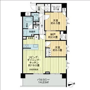 ザ・ライオンズ杉並善福寺川緑地【3階】の間取り