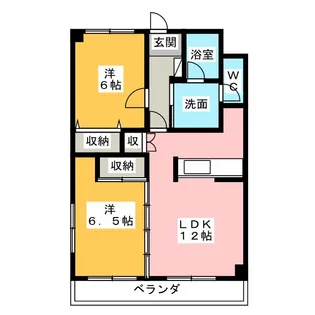 ラフィネ小野【3階】の間取り
