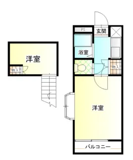 ウェルネス石坂【2階】の間取り