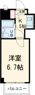 フラッツ大橋【5階】の間取り