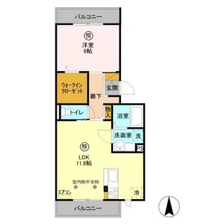 ステラタウン アークトゥルス【1階】の間取り