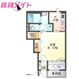 エトワール【1階】の間取り