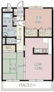 ルクス21【3階】の間取り