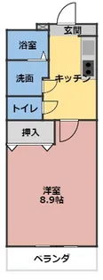 ベルフォーレ【1階】の間取り