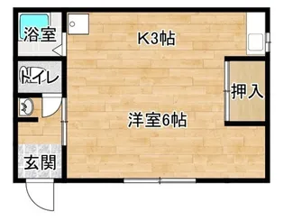 横尾ハイツ B棟【1階】の間取り